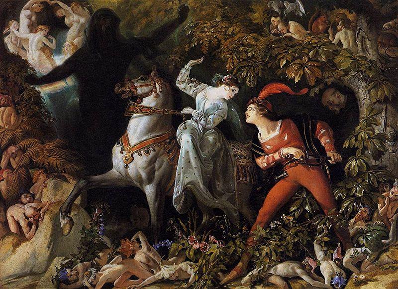 Maclise, Daniel A Scene from Undine oil painting image